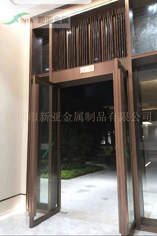 不銹鋼玻璃大門